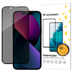 Wozinsky Privacy Glass Tempered Glass for iPhone 13 mini with Anti Spy privatizing filter