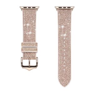 Dux Ducis Strap Watch 7 Band 7/6/5/4/3/2 / SE (41/40 / 38mm) Wristband Bracelet Bangle Gold (Sparkle Version)
