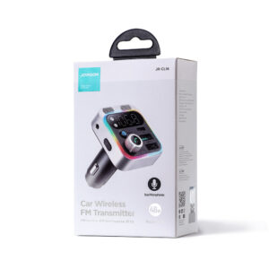 Joyroom FM transmitter, car charger black (JR-CL16)